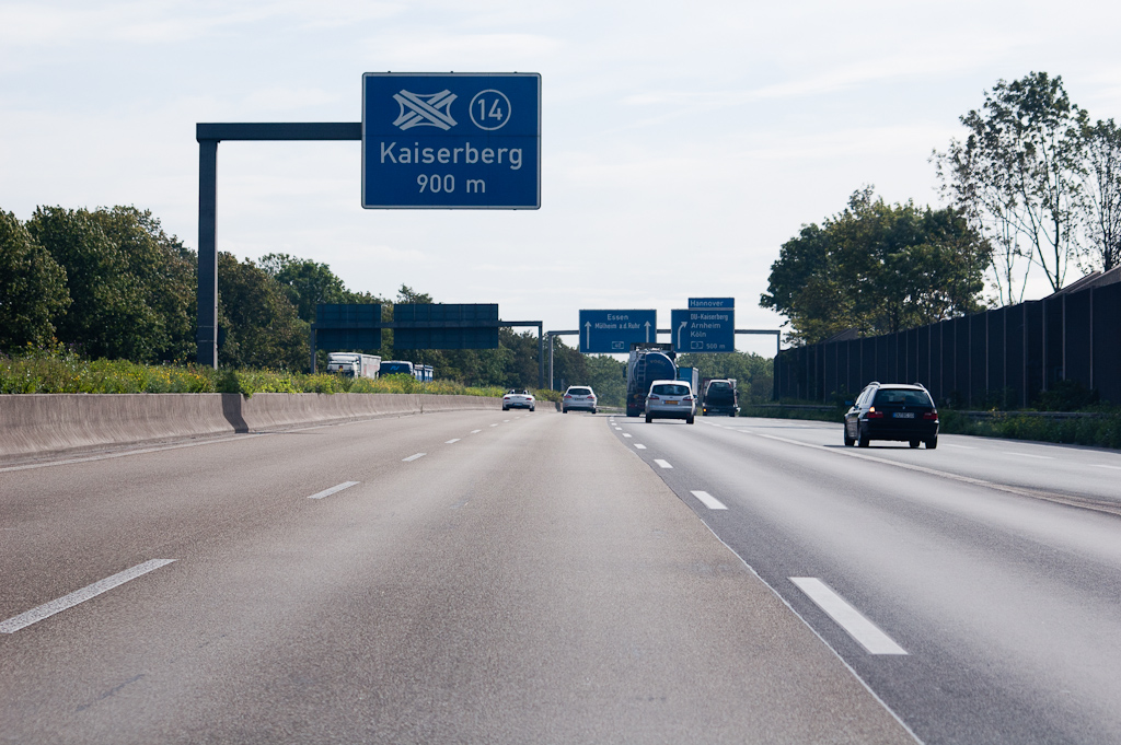 20110811-090416.jpg - Bij het derde knooppunt op Duits grondgebied gaan we van Autobahn wisselen.
